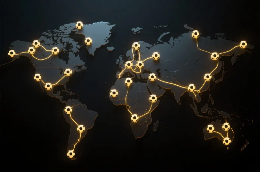 2026美加墨世界杯扩军抽象概念图
